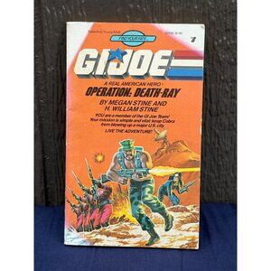 G.I. Joe Operation: Death-Ray Vintage Paperback Book Find Your Fate 1st Edition